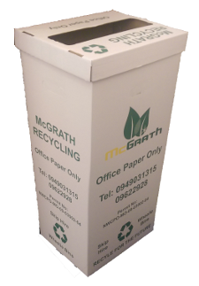 office recycling bin